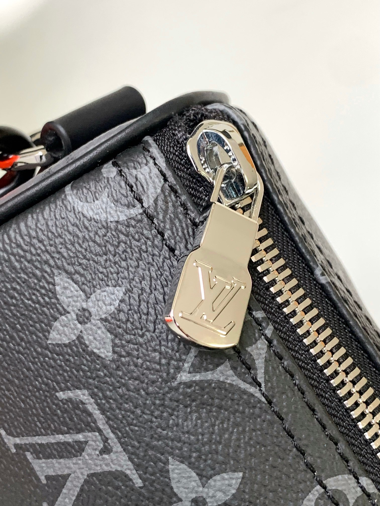 Louis Vuitton LV Keepall 25 Pillow Bag - M46271 Black Monogram Eclipse