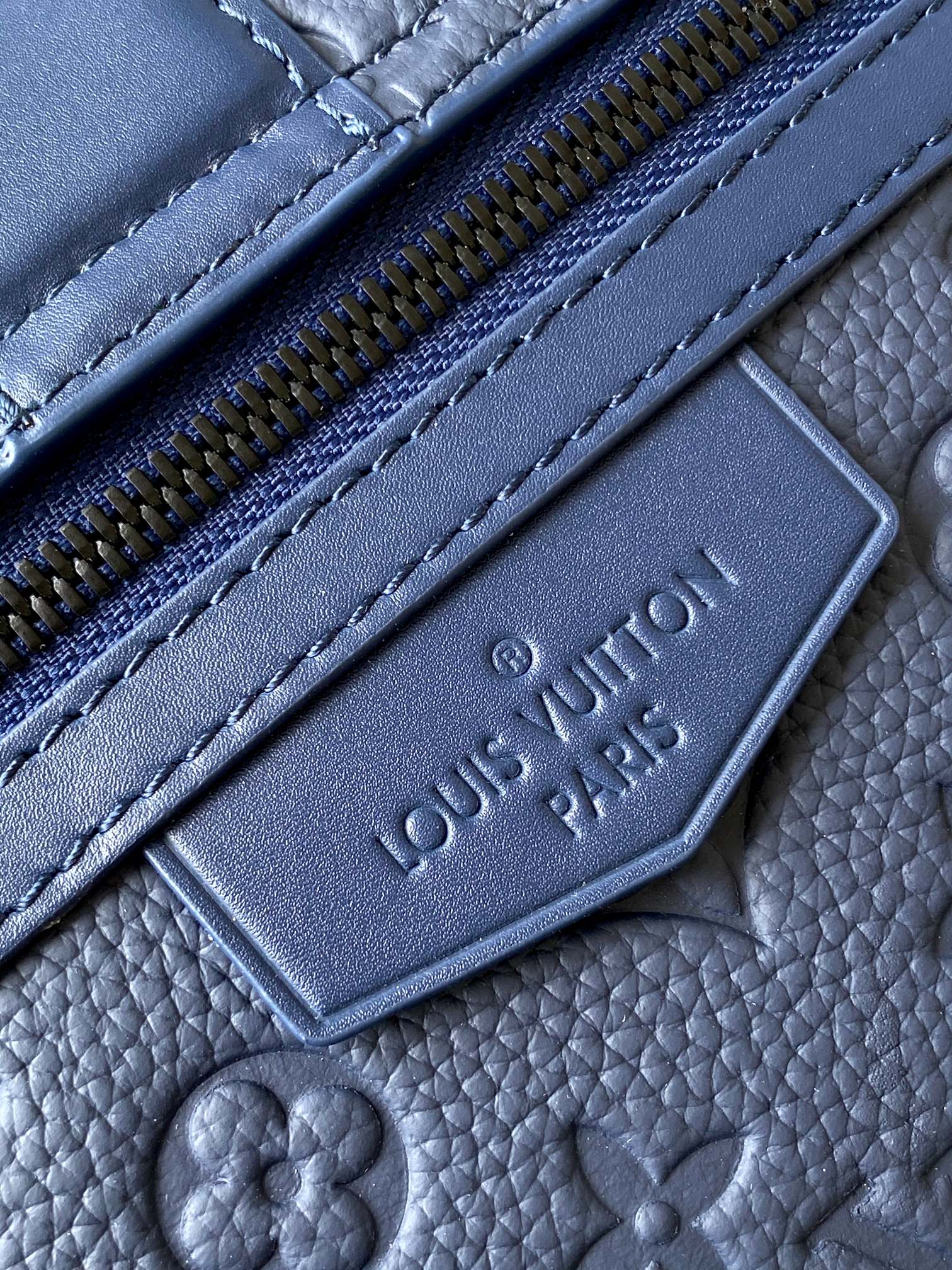 Louis Vuitton LV S-Cape Messenger Bag - M11692 Blue Monogram Taurillon