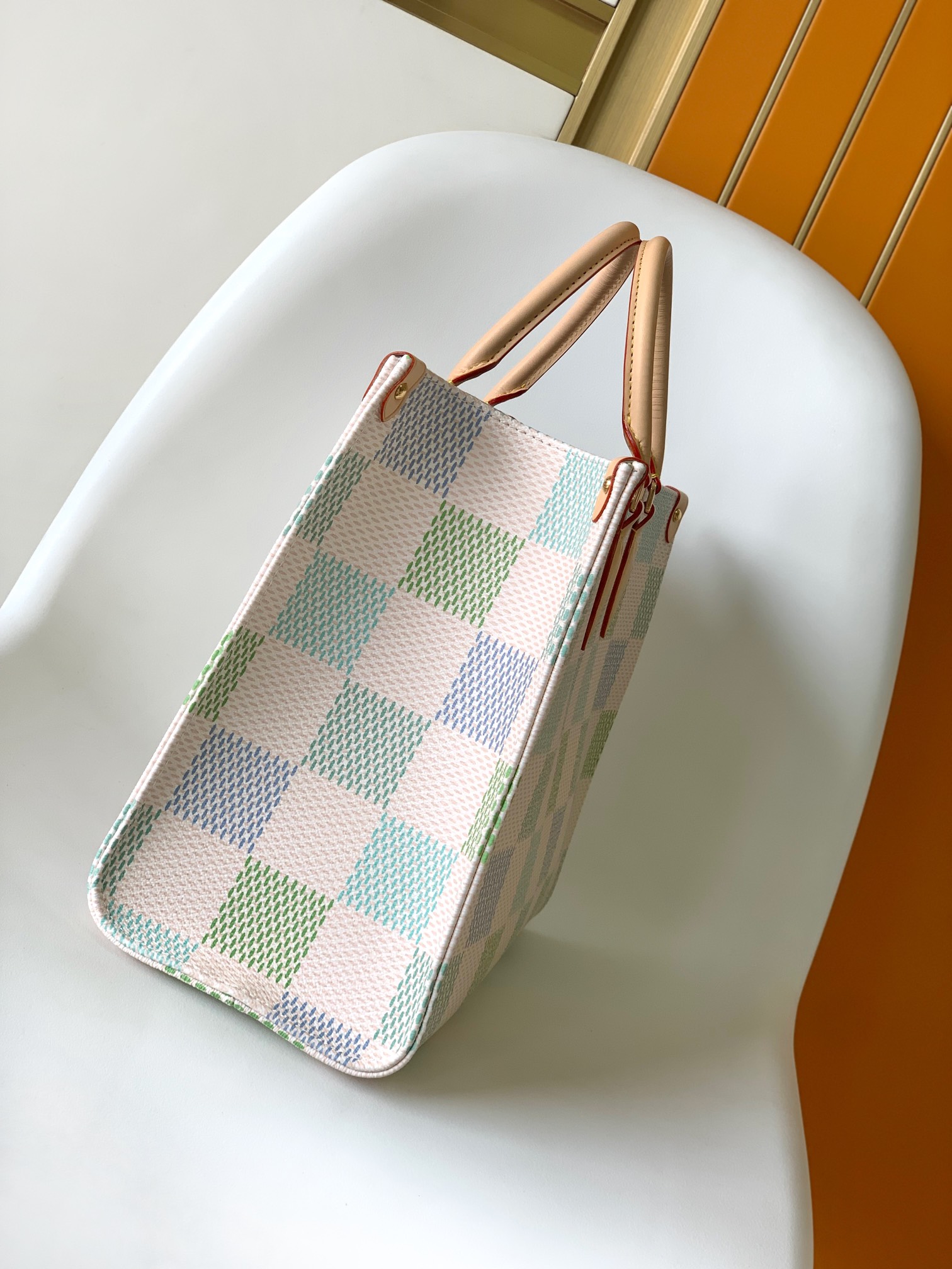 Louis Vuitton LV OnTheGo Medium Tote Bag - Checkerboard Collection