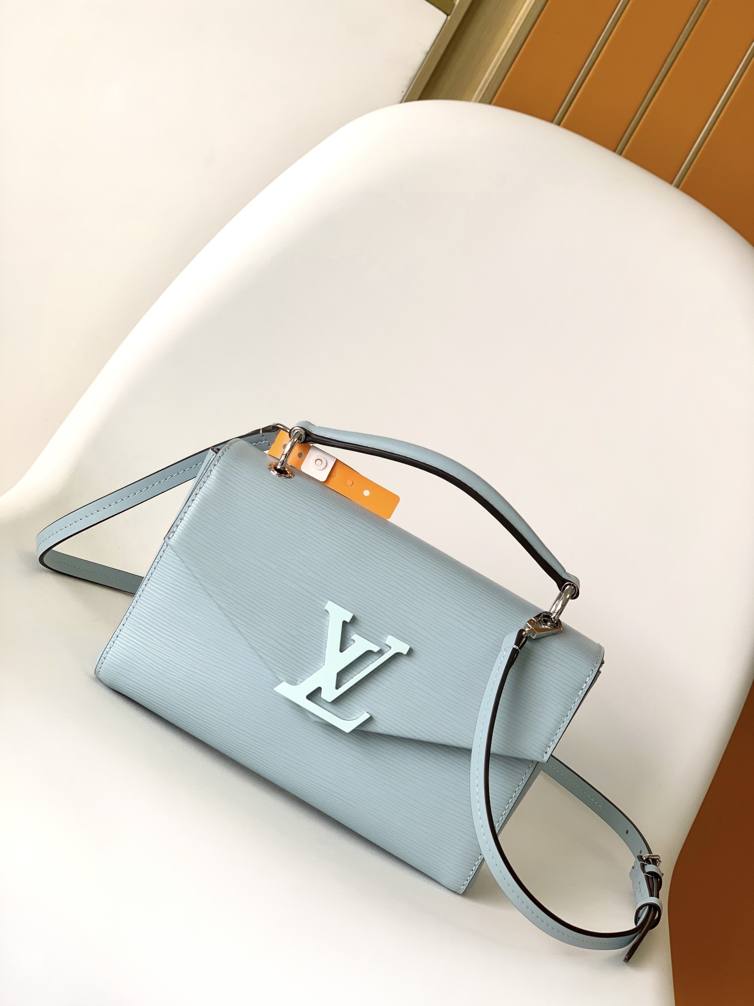 Louis Vuitton LV Pochette Grenelle Handbag - Blue