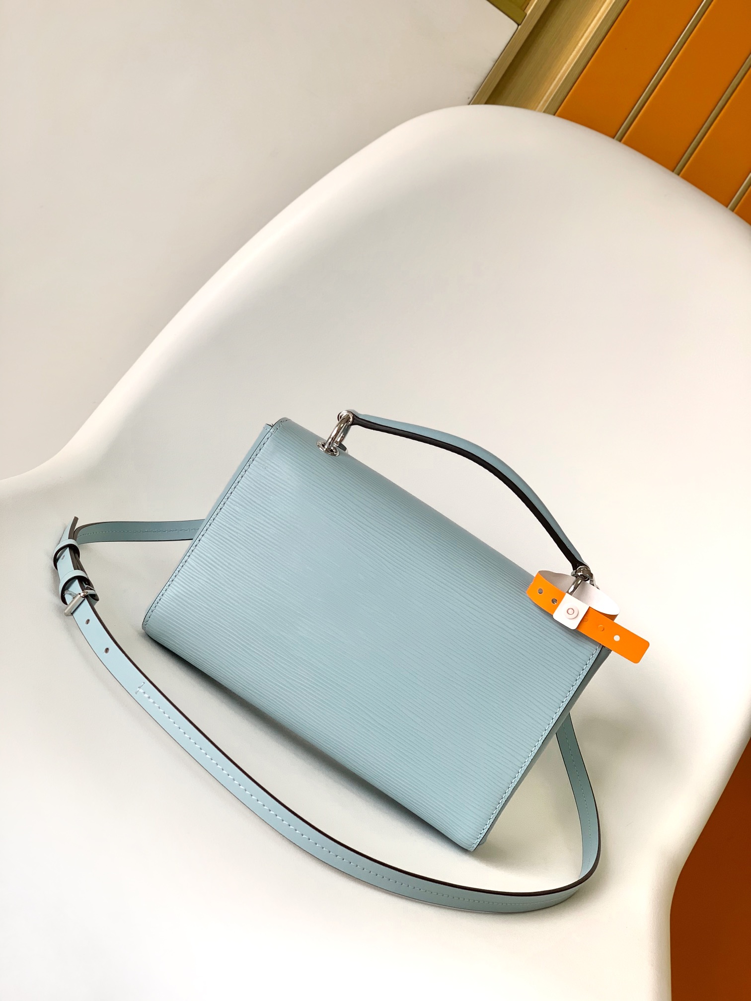 Louis Vuitton LV Pochette Grenelle Handbag - Blue