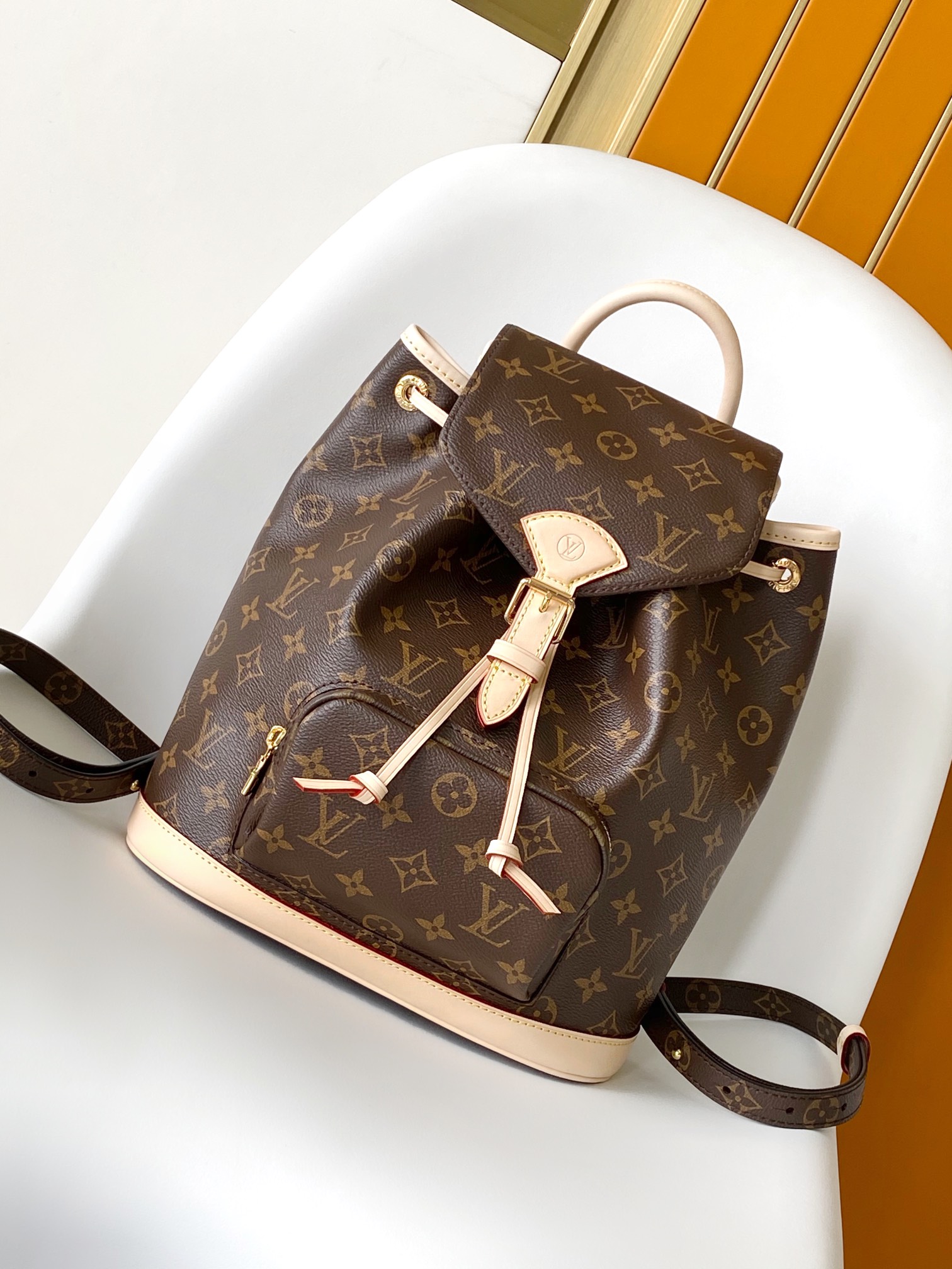 Louis Vuitton LV Montsouris PM Backpack - Monogram Canvas (Model M11198)