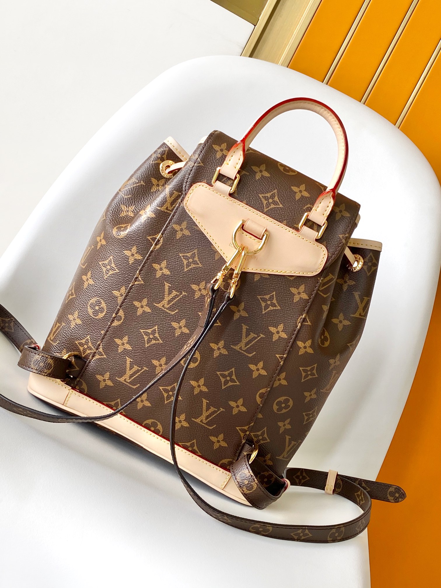 Louis Vuitton LV Montsouris PM Backpack - Monogram Canvas (Model M11198)