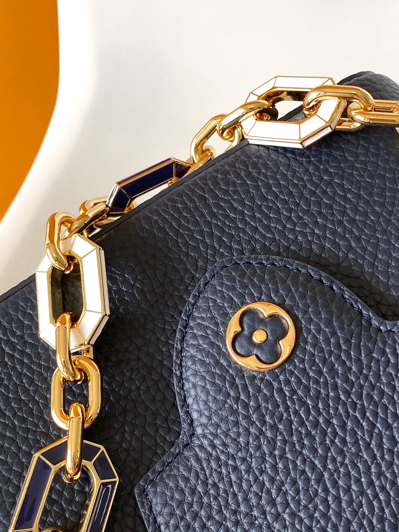 Louis Vuitton LV Capucines BB Handbag - M25211 (Navy Blue)