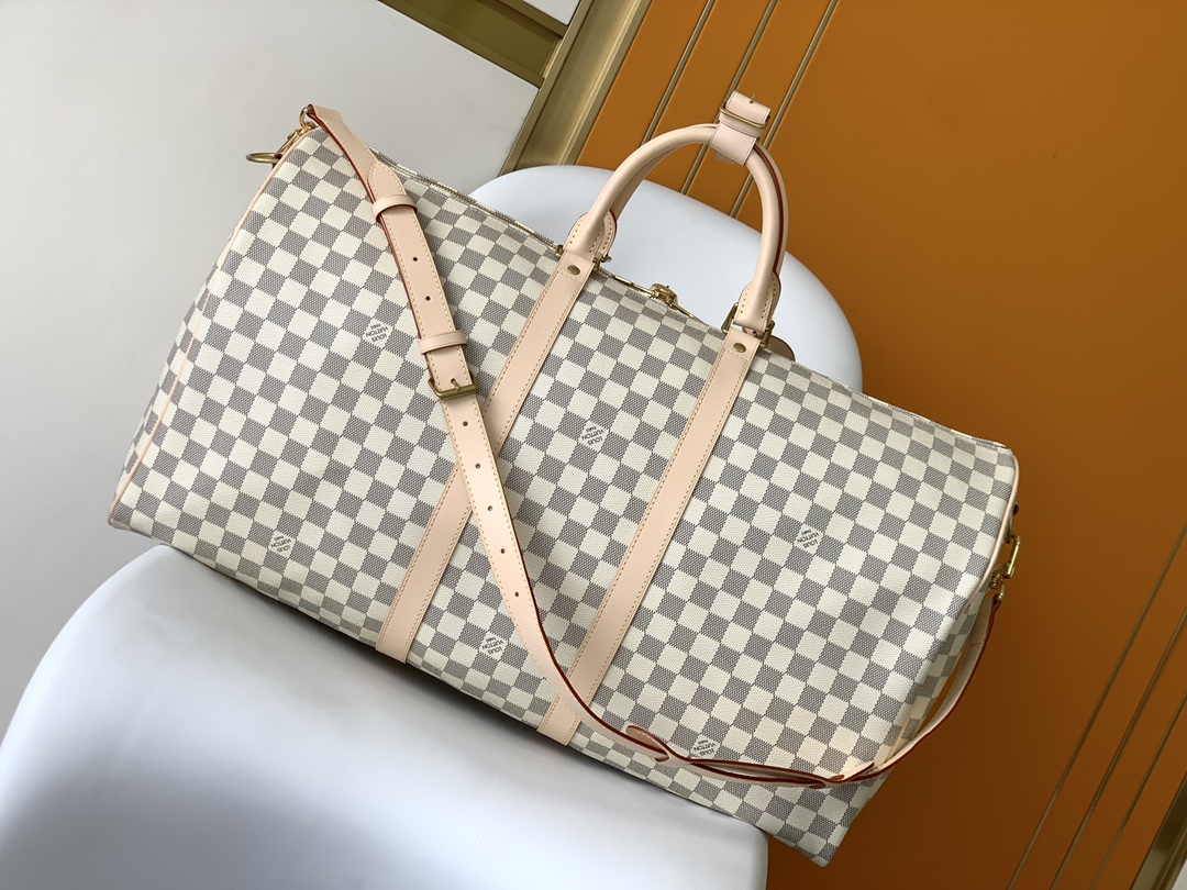 Louis Vuitton LV Keepall 55 Travel Bag N41429