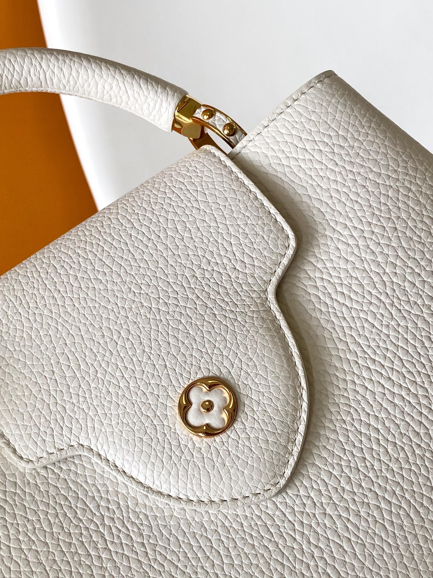 Louis Vuitton LV Capucines Mini Handbag - M23944 Cream (Large)