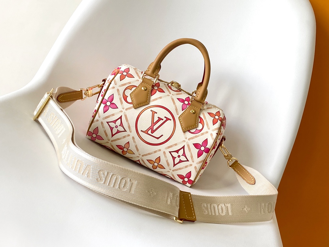 Louis Vuitton LV Speedy Bandouli??re 20 Handbag - Monogram Tiles - M11209