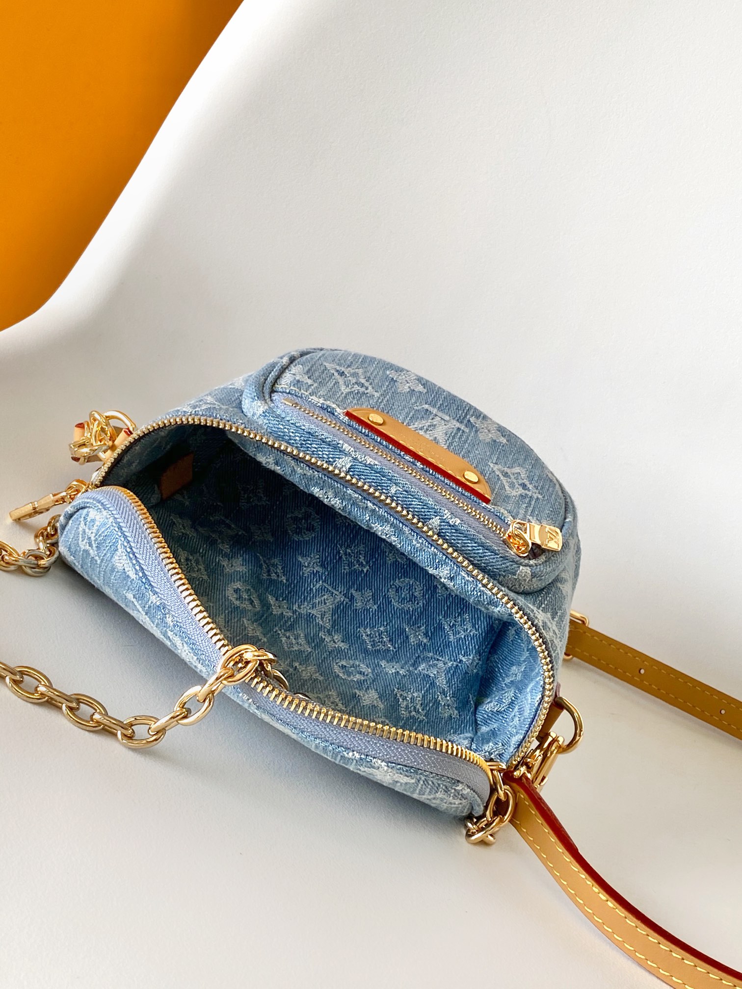 Louis Vuitton LV Mini Bumbag - Denim Monogram - M83353