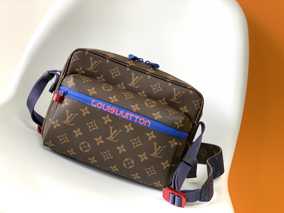 Louis Vuitton LV Mini Messenger Bag - Monogram Canvas - M43843 & M43829