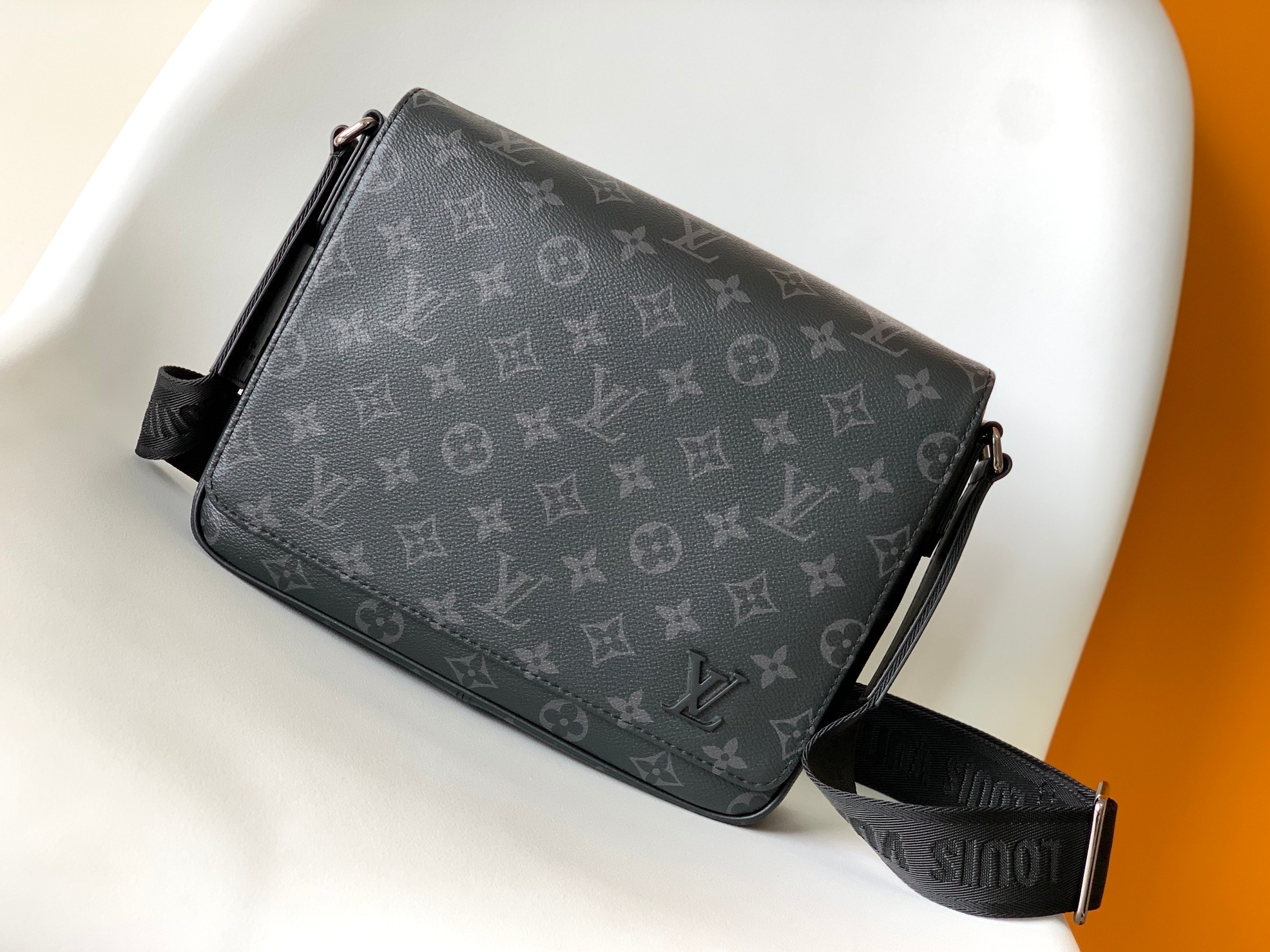 Louis Vuitton LV District PM Messenger Bag - M46255 Black Damier Infini