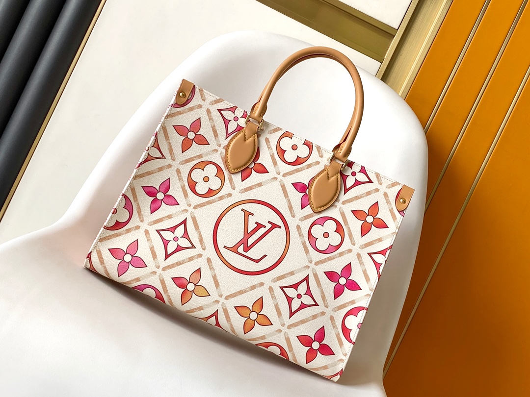 Louis Vuitton OnTheGo MM Tote Bag - M11265 (Red)