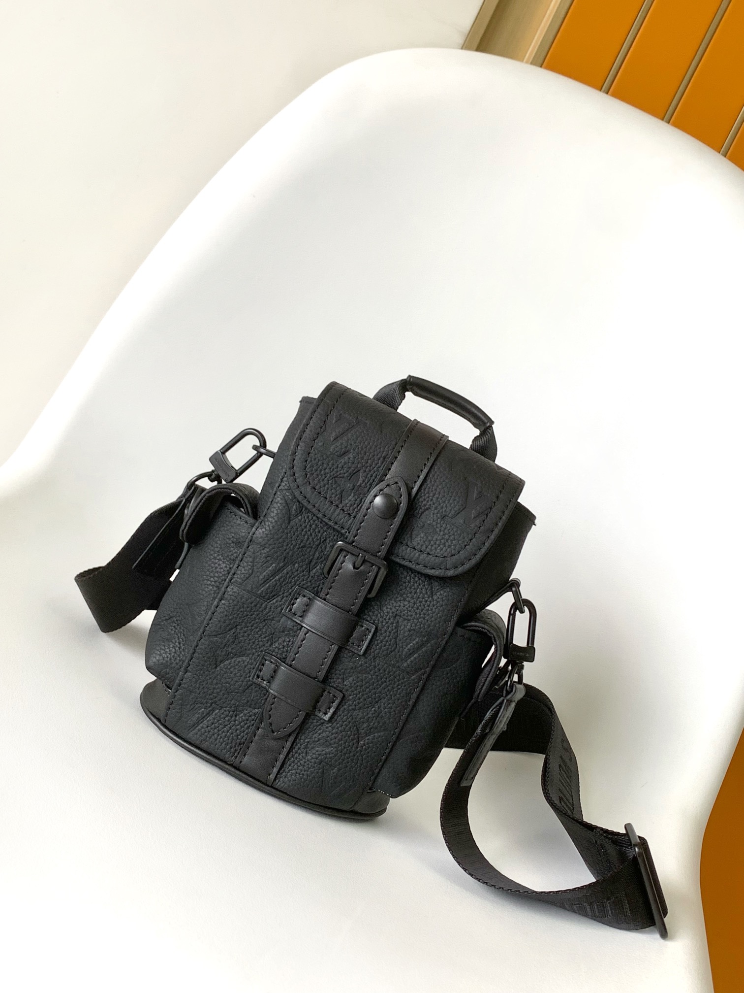 Louis Vuitton Nano Christopher Backpack - M83164 (Black)