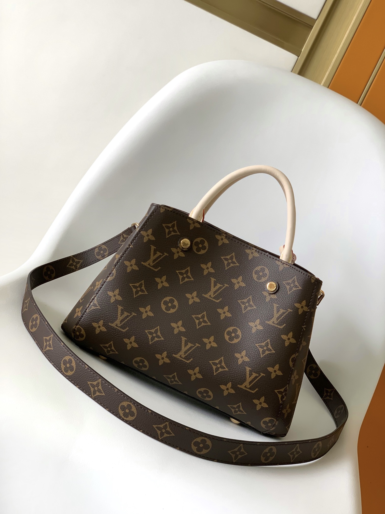 Louis Vuitton Montaigne BB Handbag - M41055